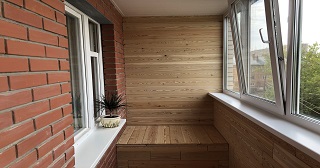 Отделка, остекление, утепление балконов в Медногорске от 206 руб. м/2.