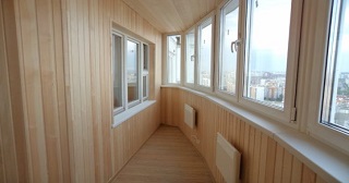 Внутренняя отделка лоджии Медногорск, цена от 206 руб. м2